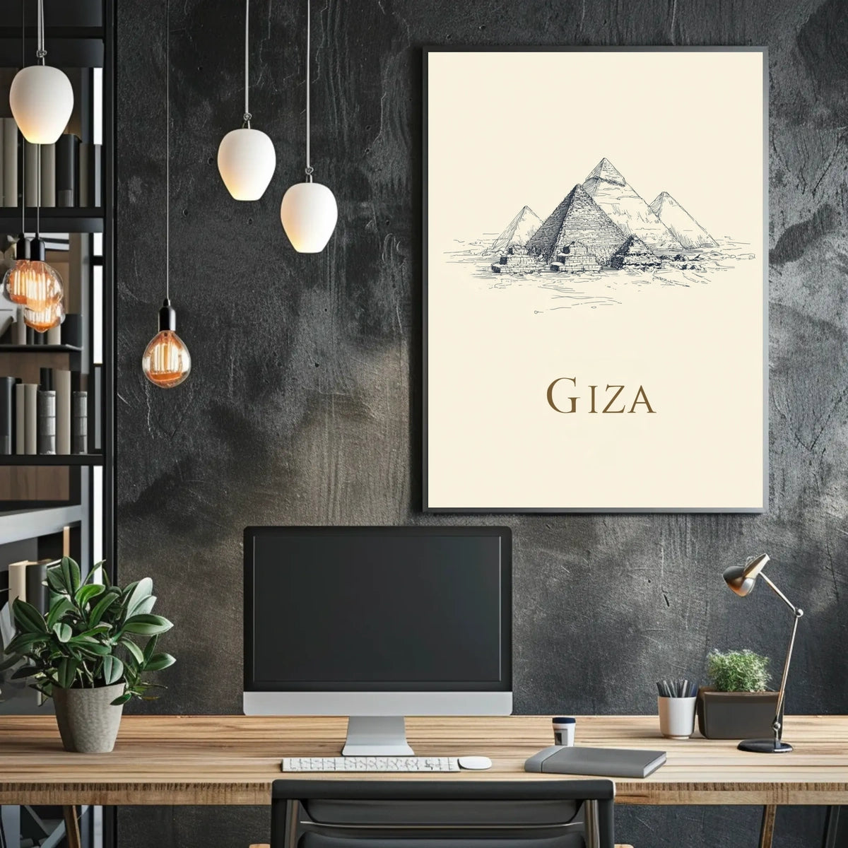 The Pyramids of Giza Poster