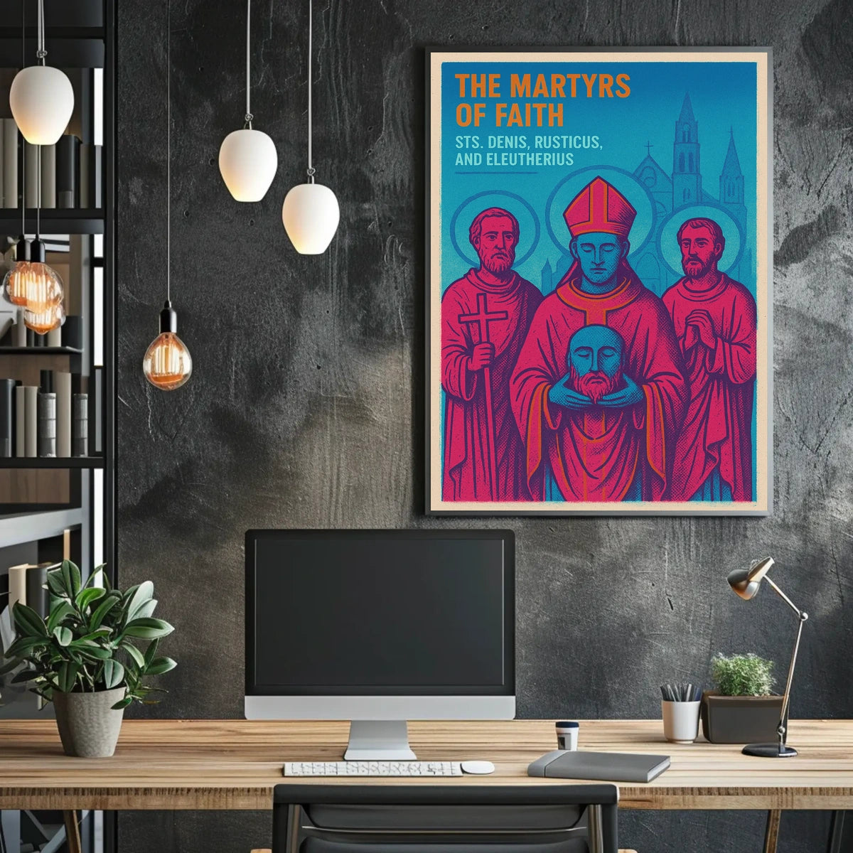 The Martyrs Of Faith Poster