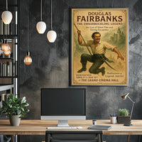 Douglas Fairbanks The Swashbuckling Legend Poster