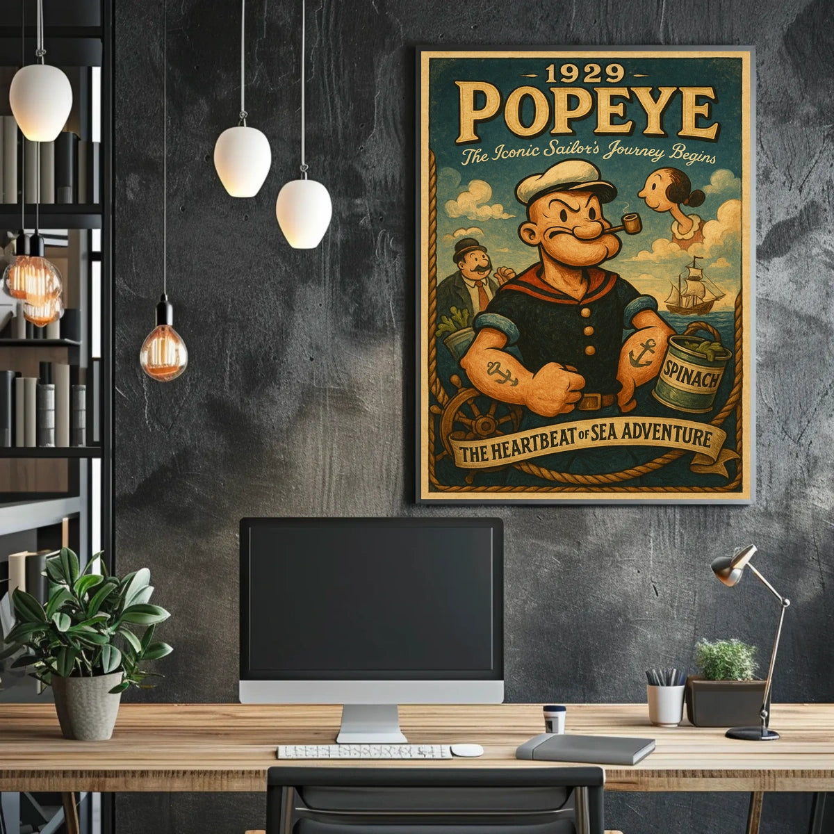 Popeye 1929 Art Poster POP-13