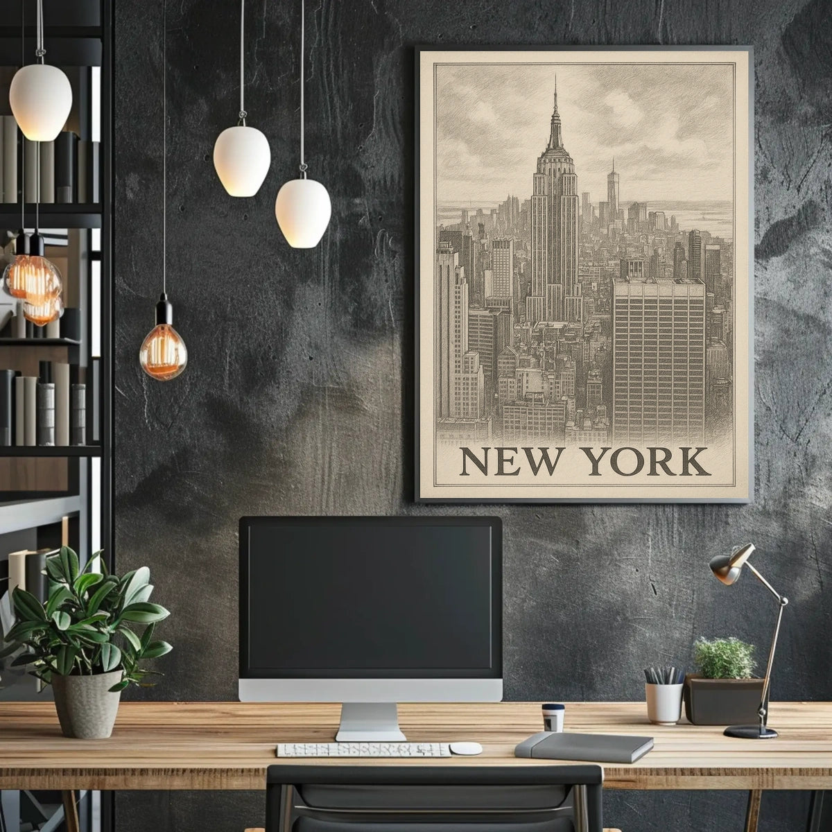 Iconic New York Skyline Poster