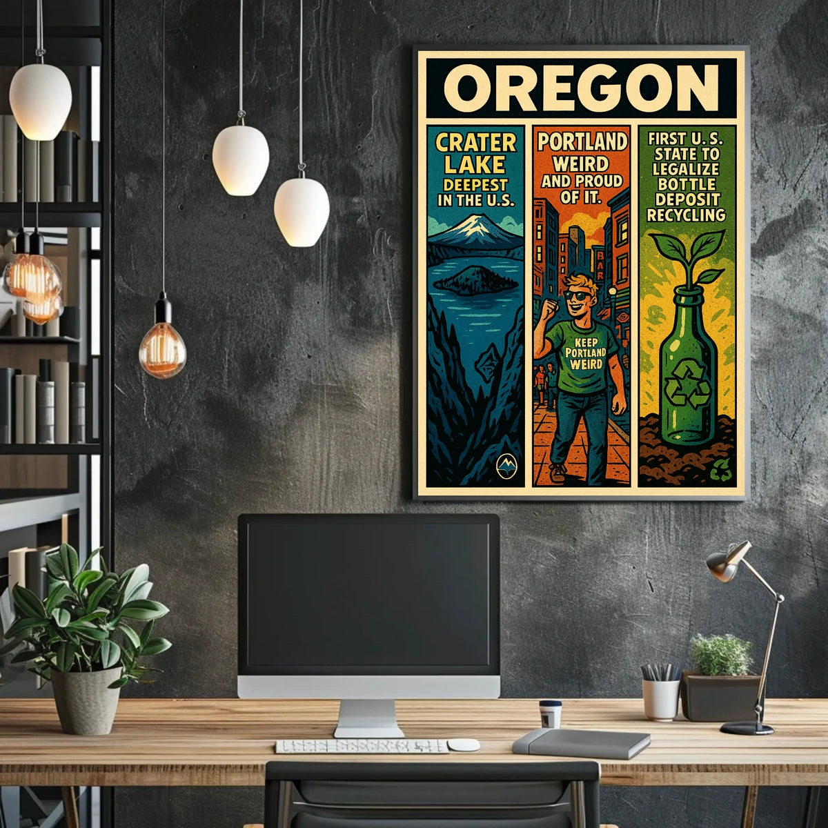 Discover Oregon Poster