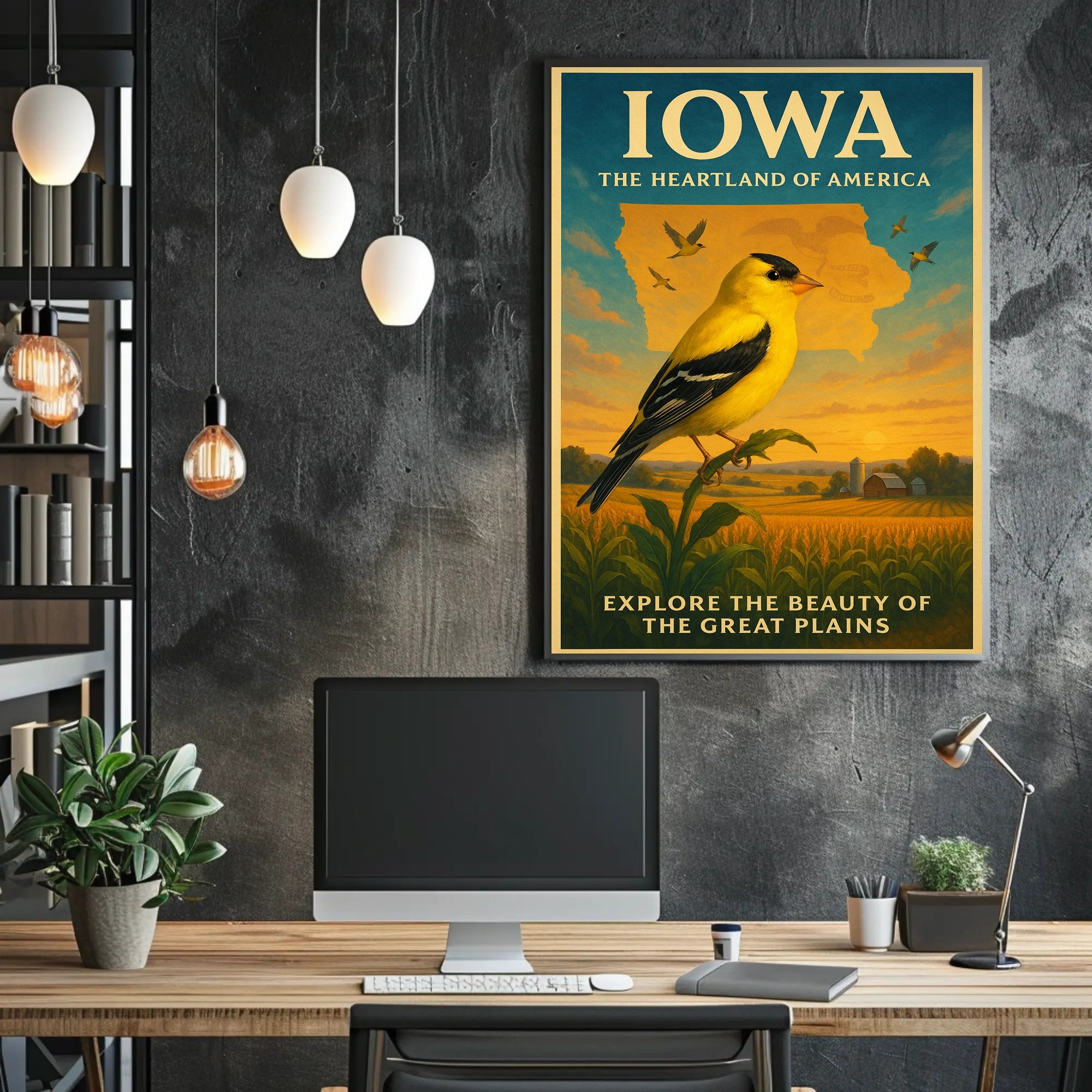 Explore The Beauty Of Iowa Poster