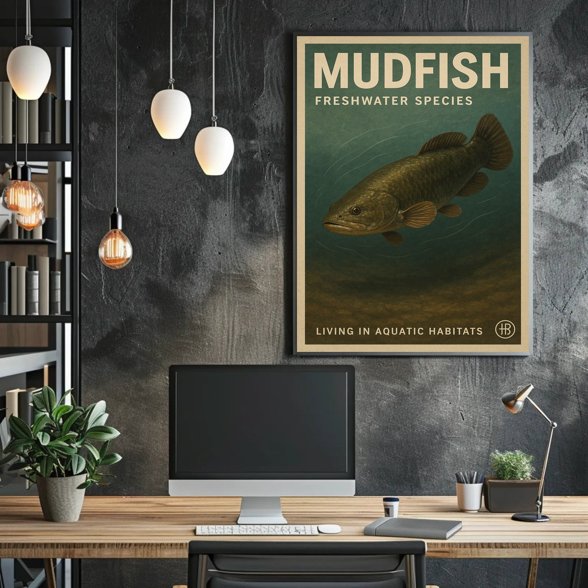 Mudfish Freshwater Species Poster