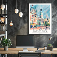 Buenos Aires Cityscape Poster PosterGoat