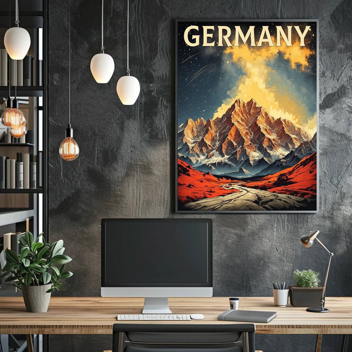 Majestic Mountains of Germany Poster