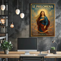 St. Philomena The Light of Faith Poster