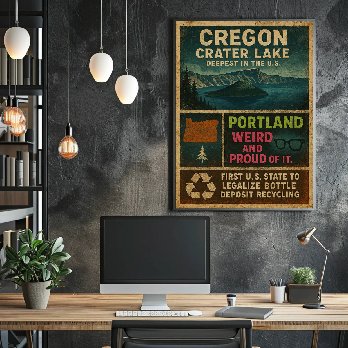 Discover Oregon Poster
