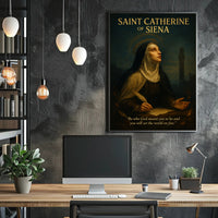 Saint Catherine of Siena Poster PosterGoat