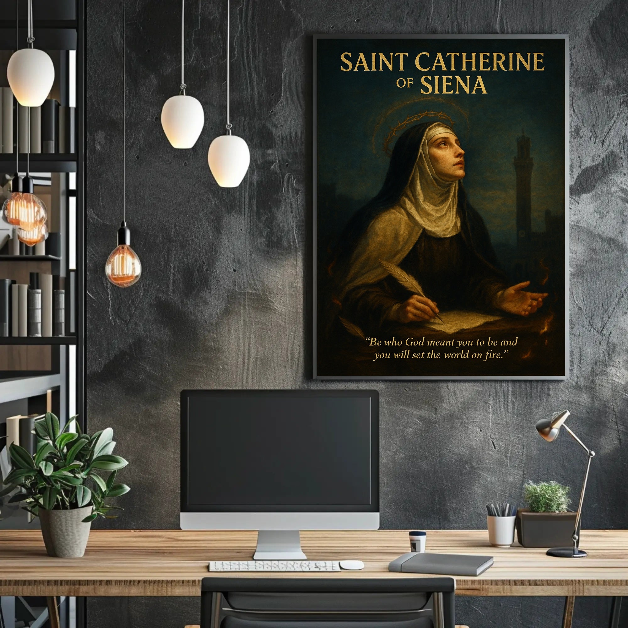 Saint Catherine of Siena Poster PosterGoat