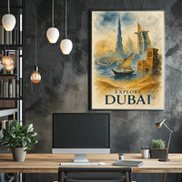 Discover the Wonders of Dubai Description Immerse yourself in Poster