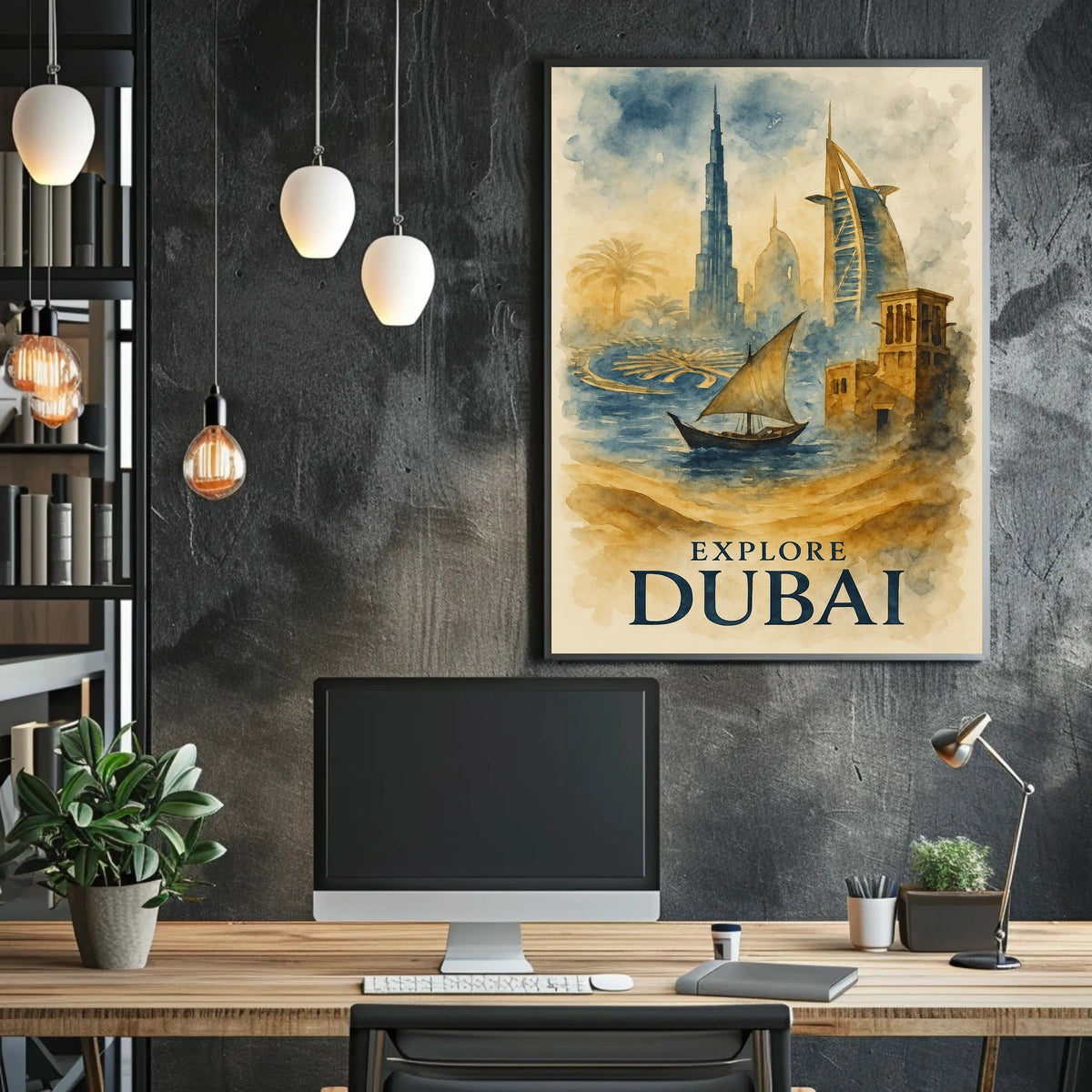 Discover the Wonders of Dubai Description Immerse yourself in Poster