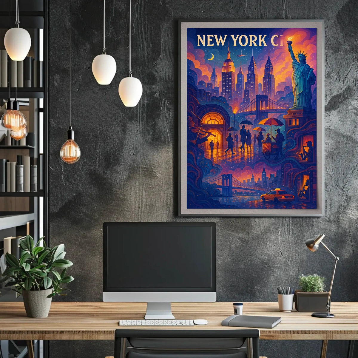New York City Dreamscape Poster
