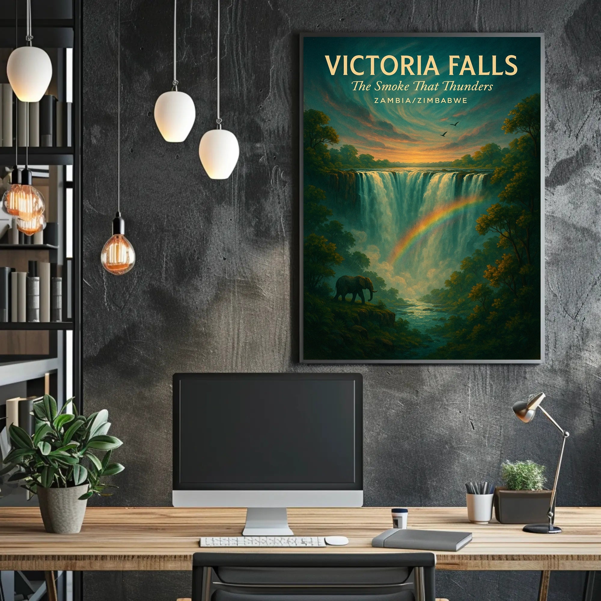 Victoria Falls The Smoke That Thunders Poster