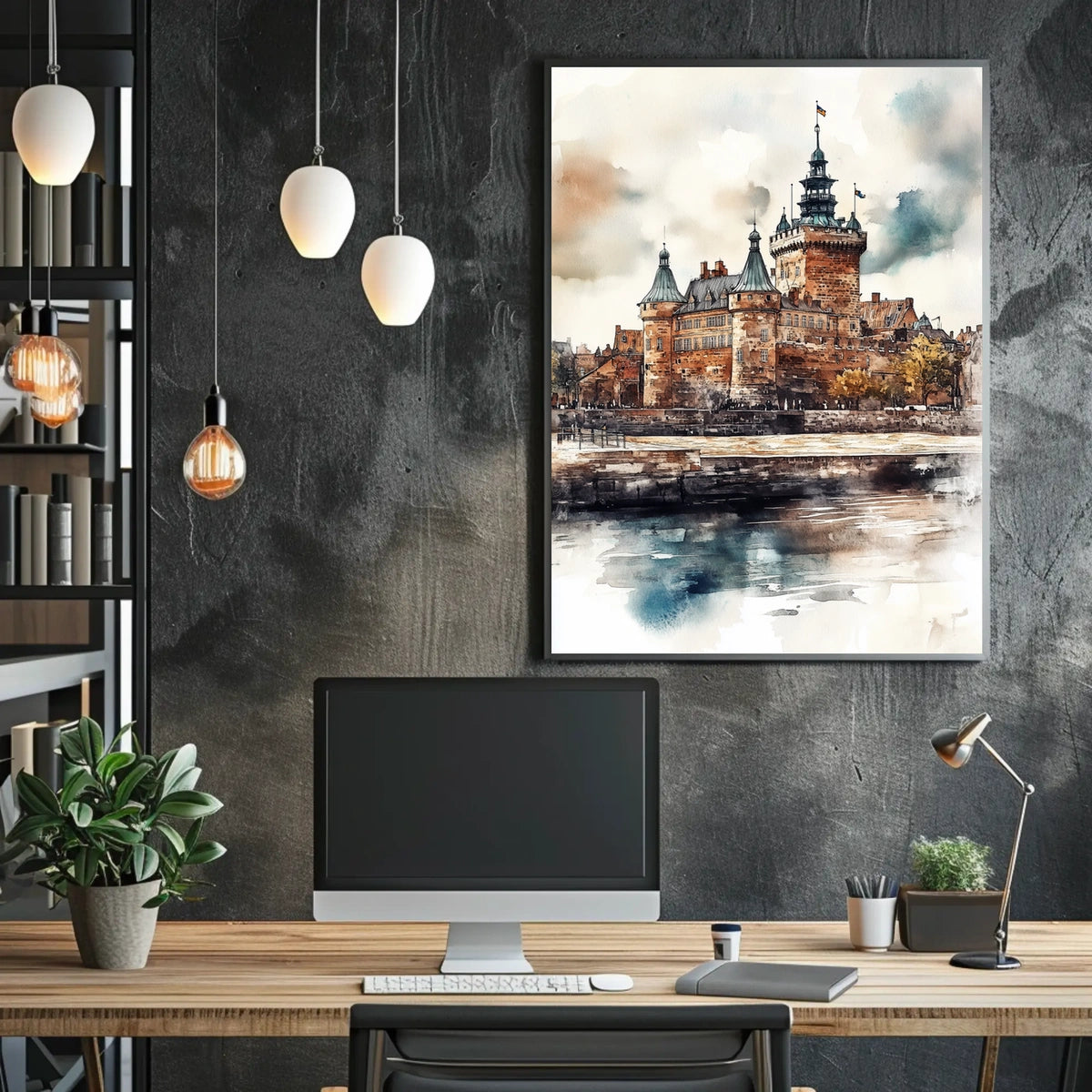 Denmark Kronborg Castle Helsingor View Poster