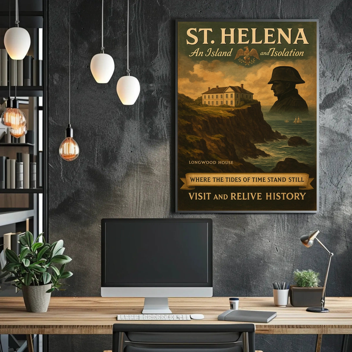 St. Helena An Island of Isolation Poster