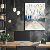 Amazing India Travel Guide Poster PosterGoat