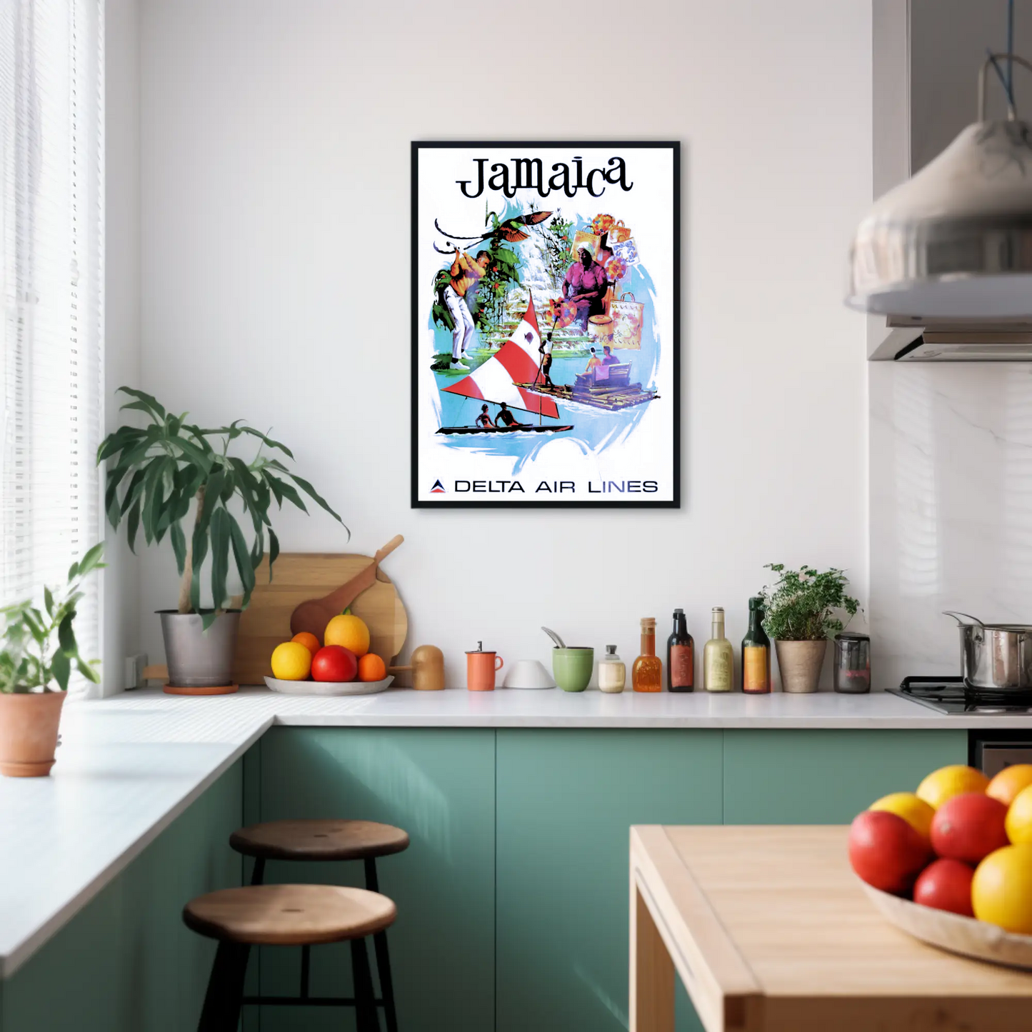 Jamaica Vintage Poster - Delta Air Lines