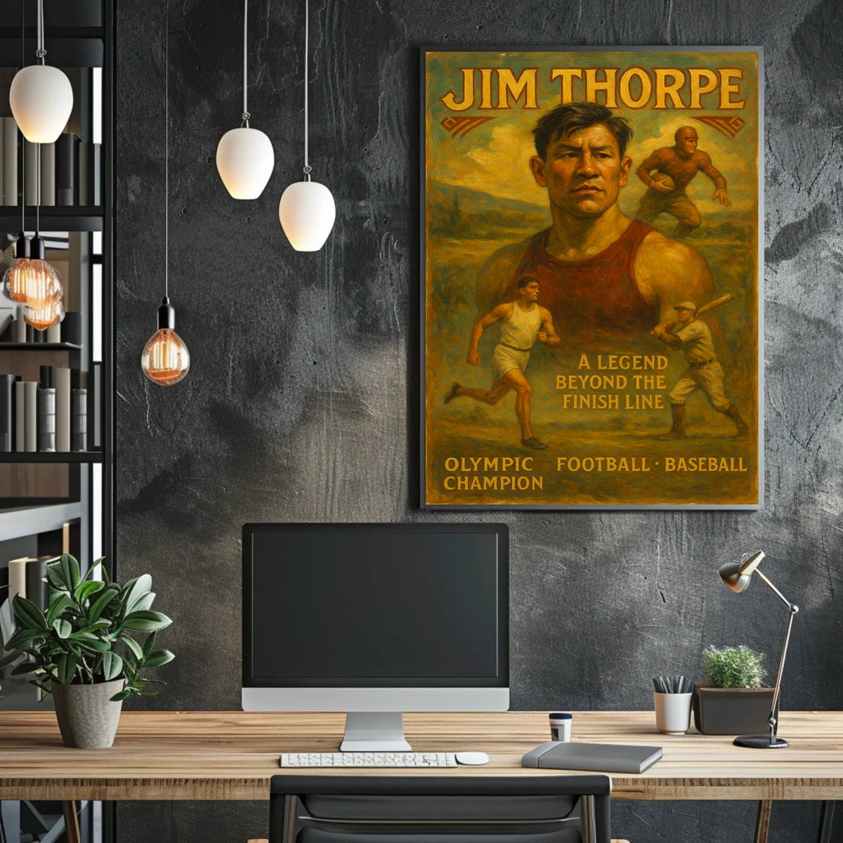 Jim Thorpe A Legend Beyond the Finish Line Jim Thorpe Poster