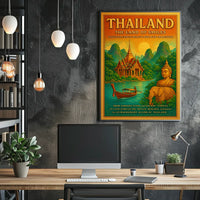 Thailand The Land of Smiles Poster
