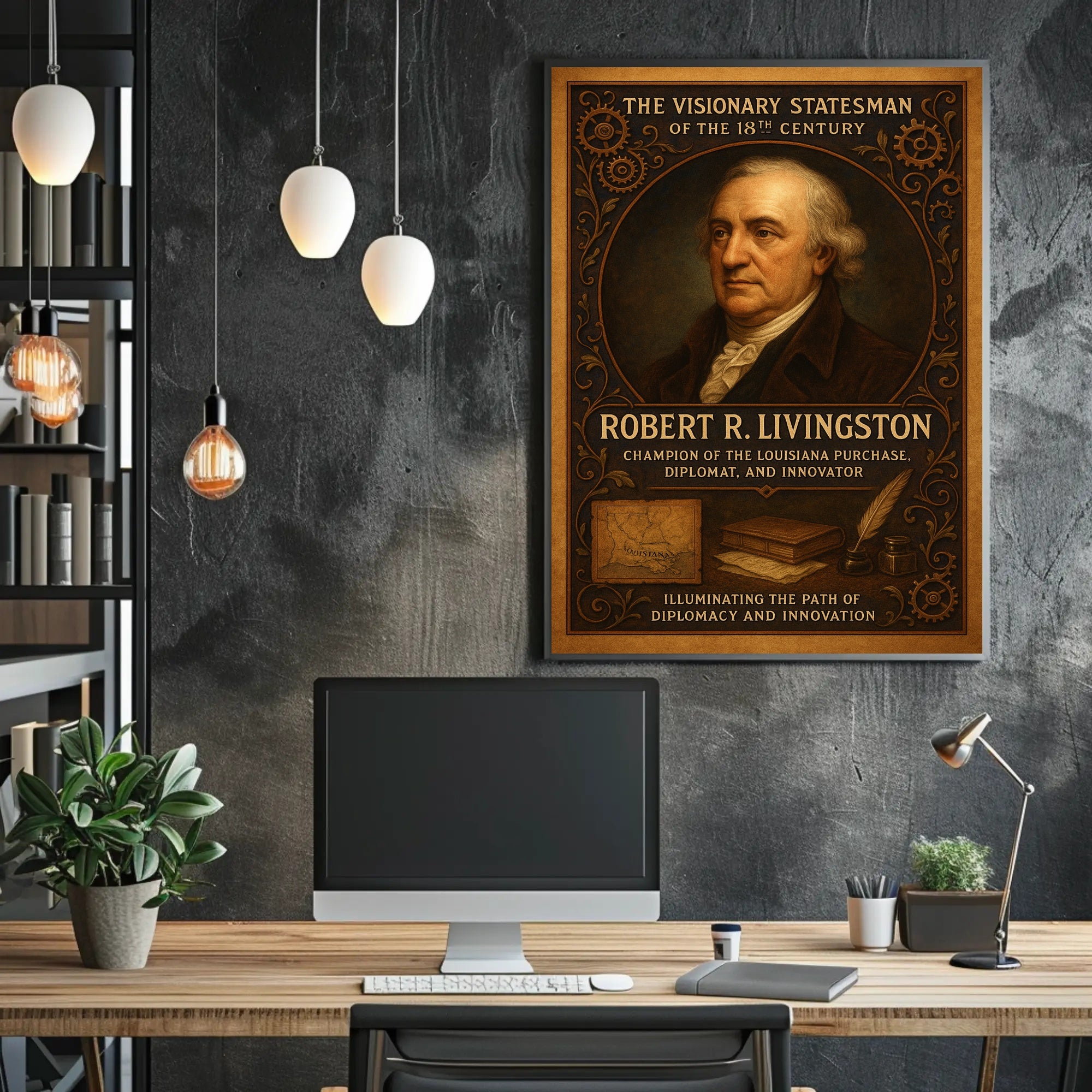 Robert R. Livingston Visionary Statesman Poster PosterGoat
