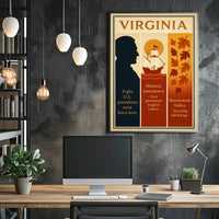 Virginias Presidential Heritage Poster PosterGoat