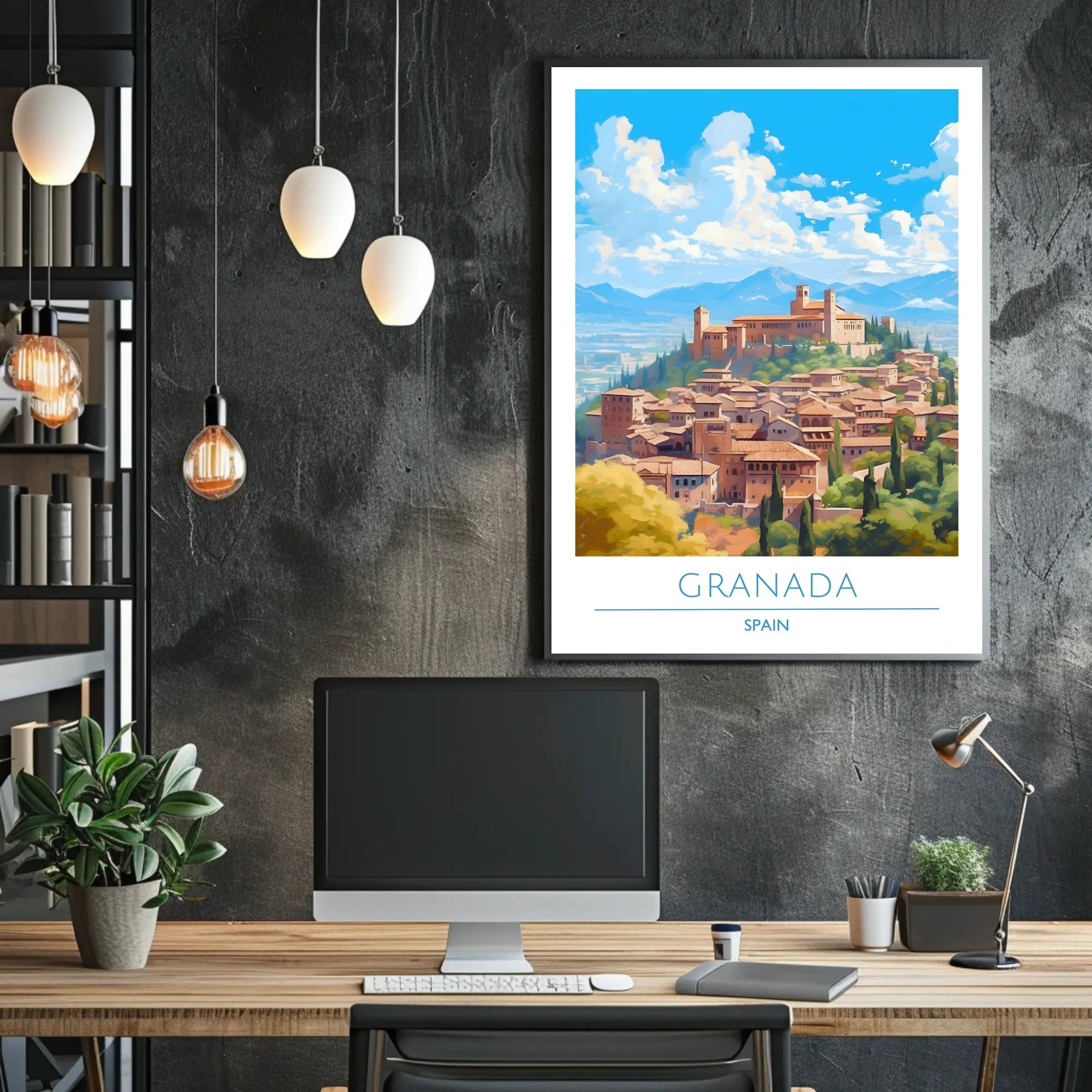Scenic Granada Poster