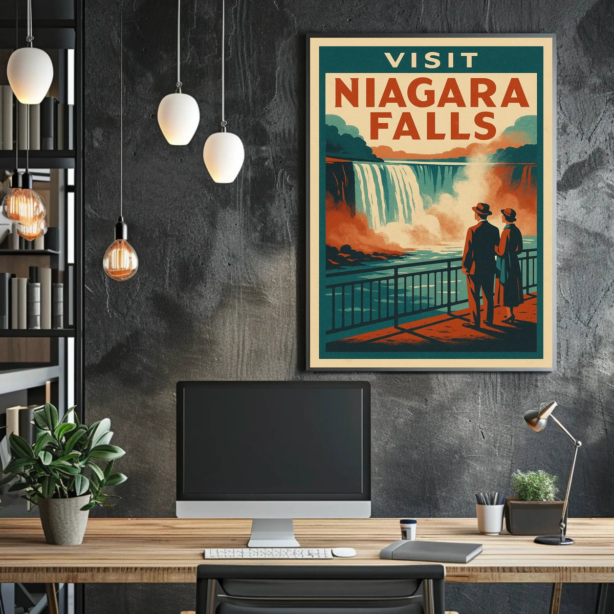 Visit Niagara Falls Poster