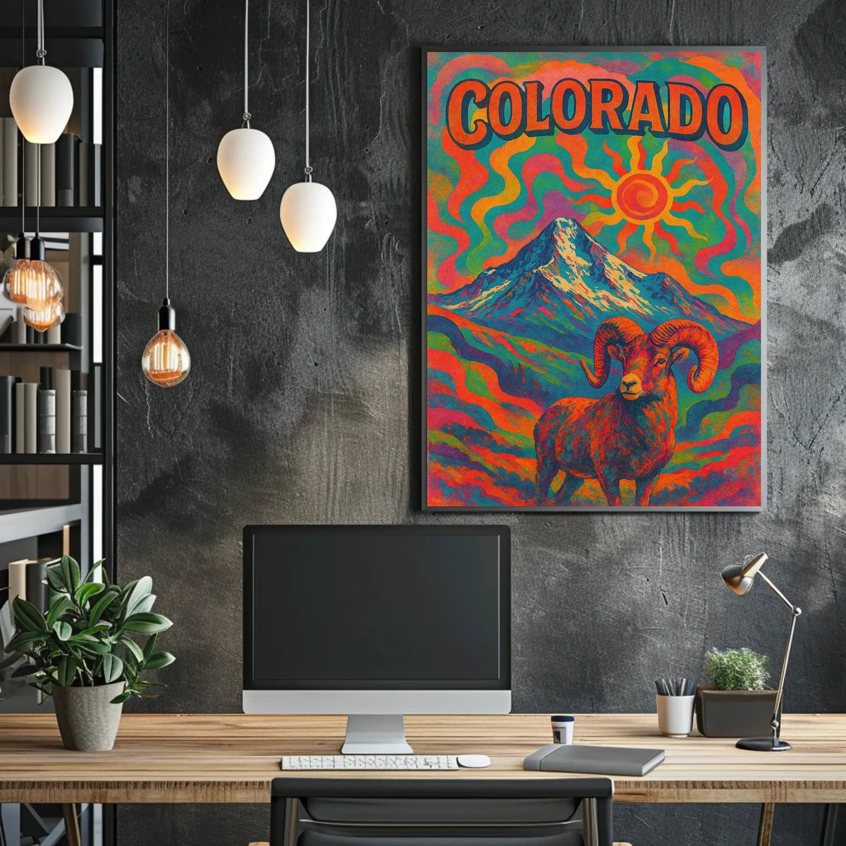 Colorado Psychedelic Poster