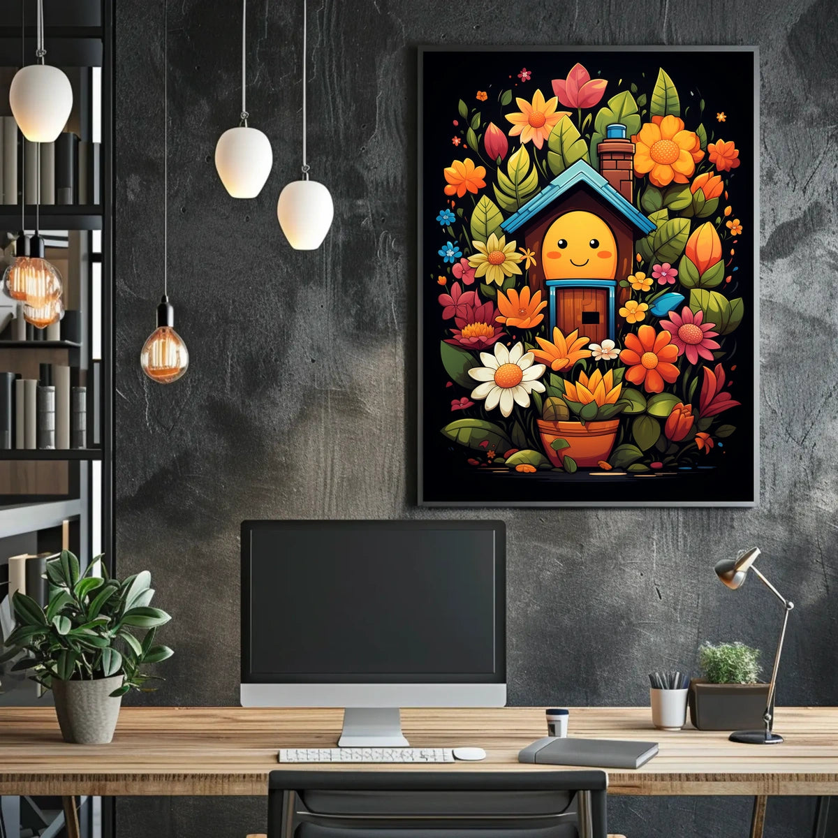 Floral Harmony Poster