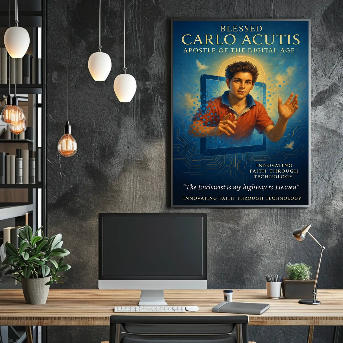 Blessed Carlo Acutis Apostle of the Digital Age Poster
