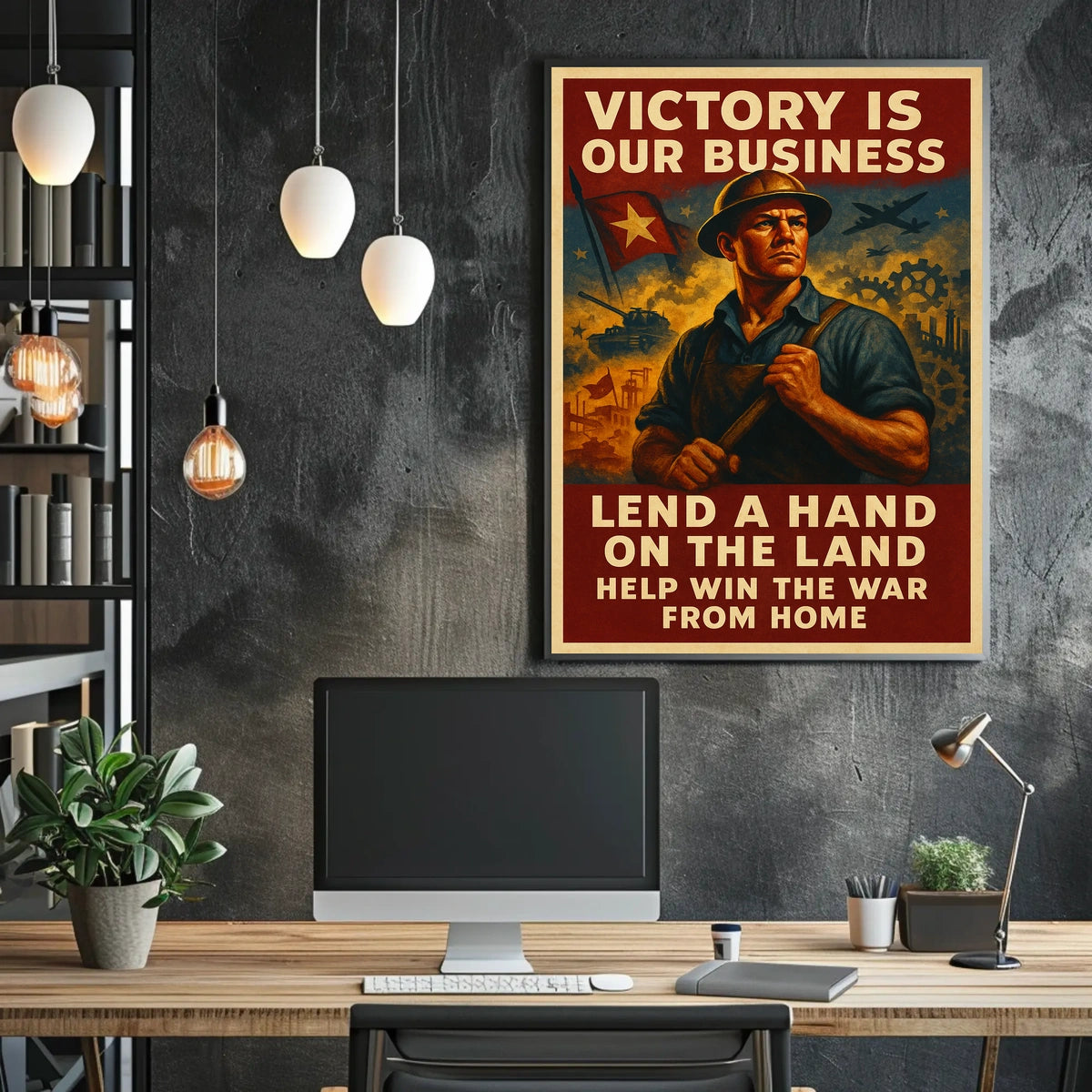 Victory is Our Business Poster