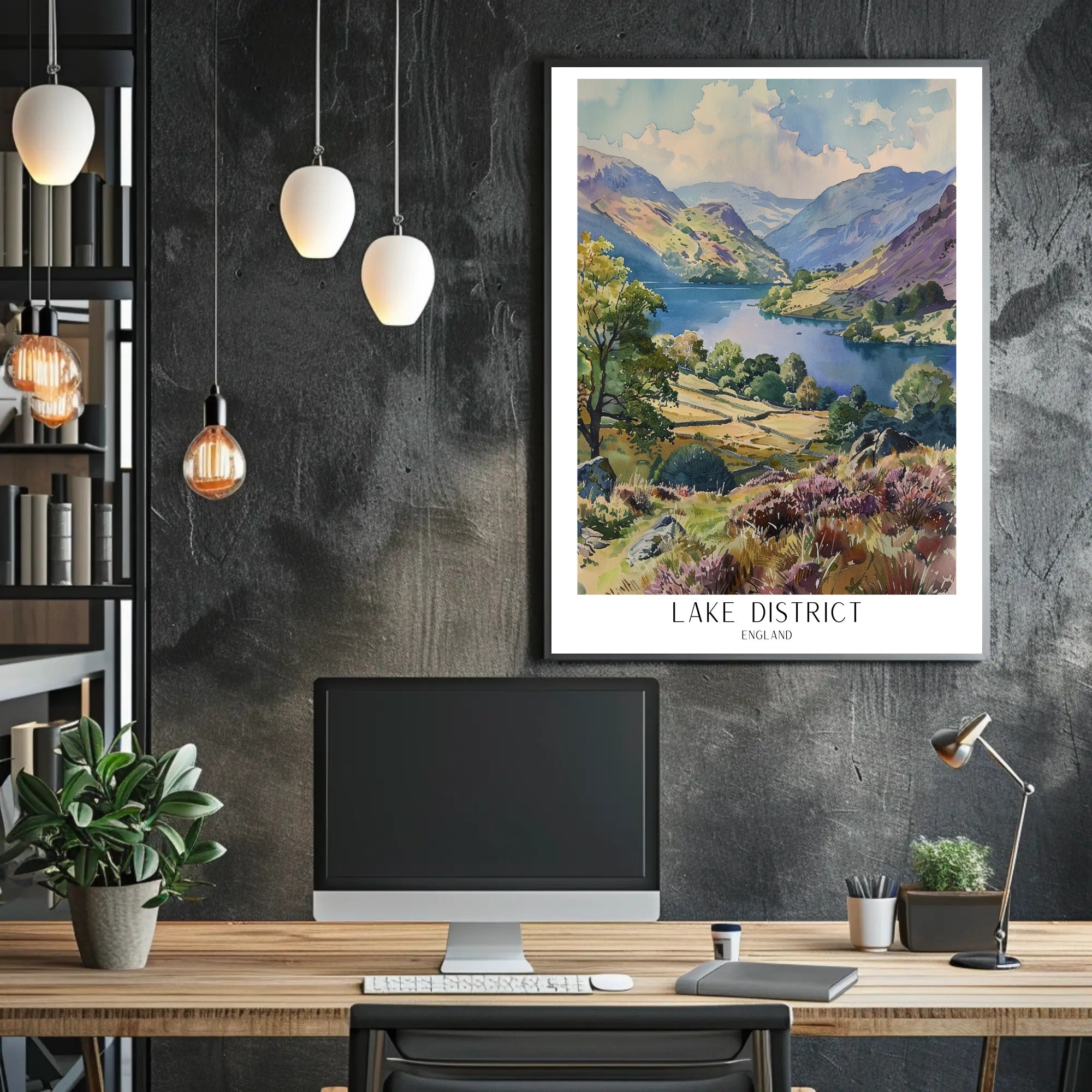 Lake District Beauty Travel Poster PosterGoat