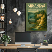 Arkansas The Natural State Poster