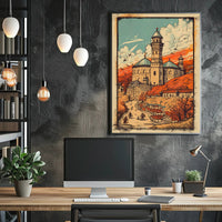 Enchanted Castle in the Hills Poster