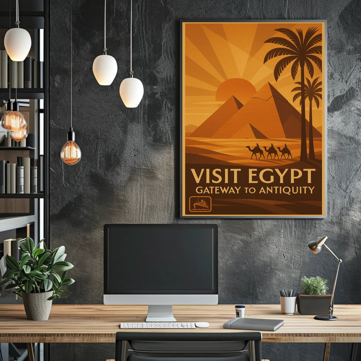 Visit Egypt Gateway to Antiquity Poster