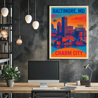 Baltimore, MD Charm City Poster