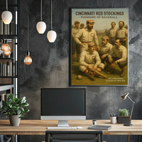 Cincinnati Red Stockings Pioneers of Baseball Poster
