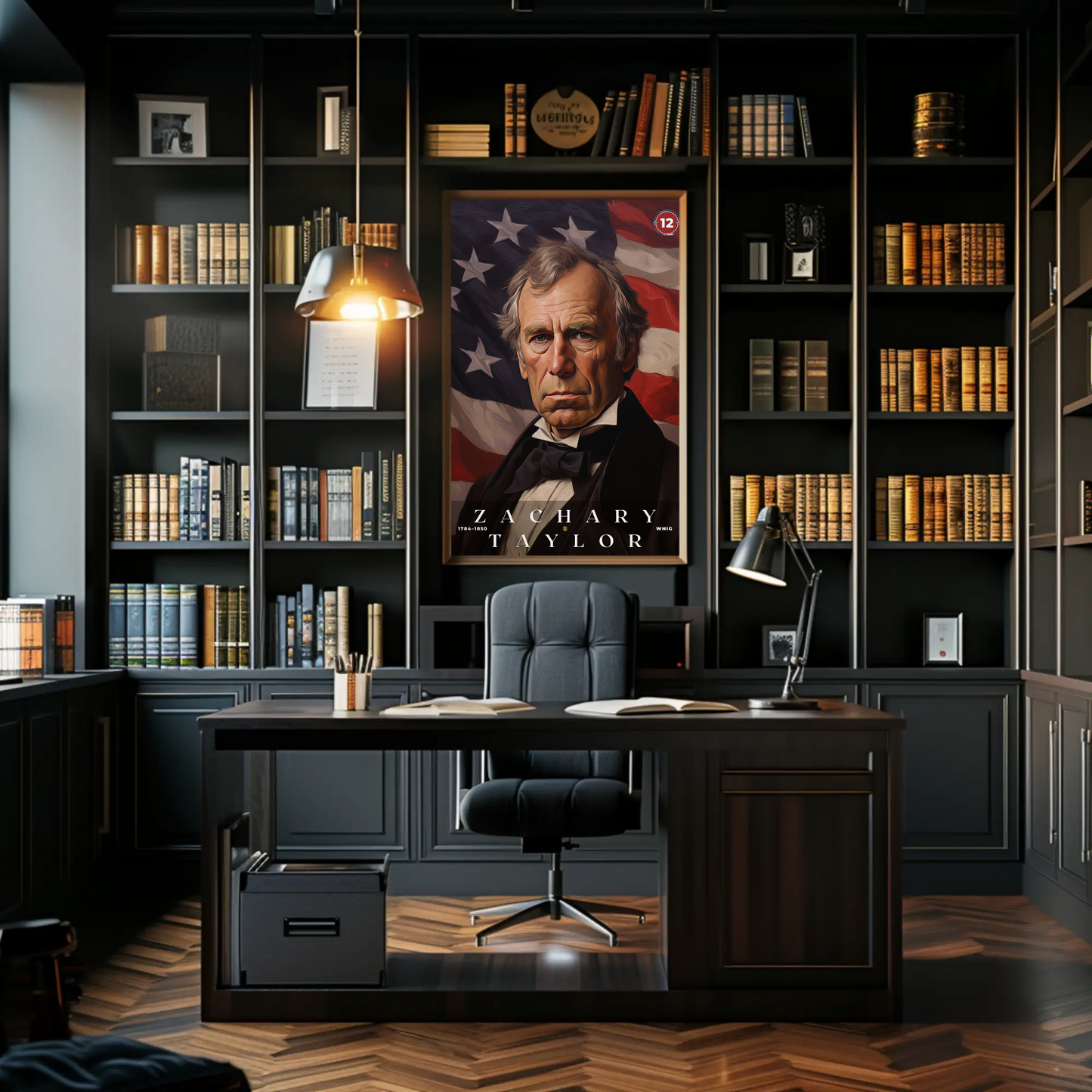Zachary Taylor 12th President Of The United States Portrait