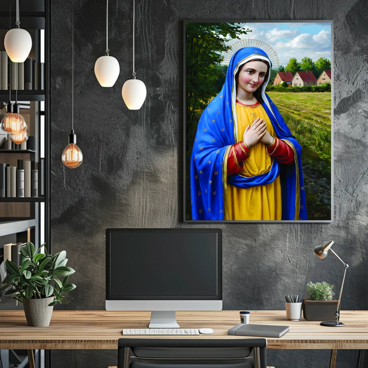 Serene Reverence Poster