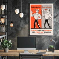 Vintage Navy Department First Aid WWII Poster PosterGoat