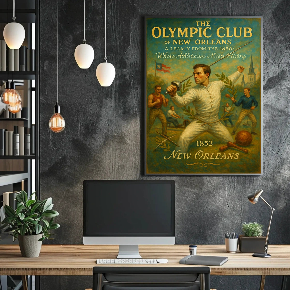 The Olympic Club Of New Orleans Poster