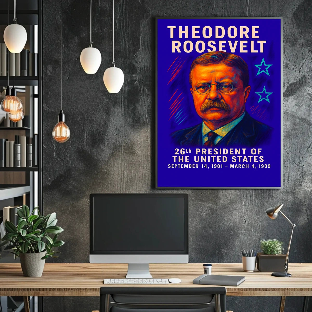 Theodore Roosevelt 26th President Poster