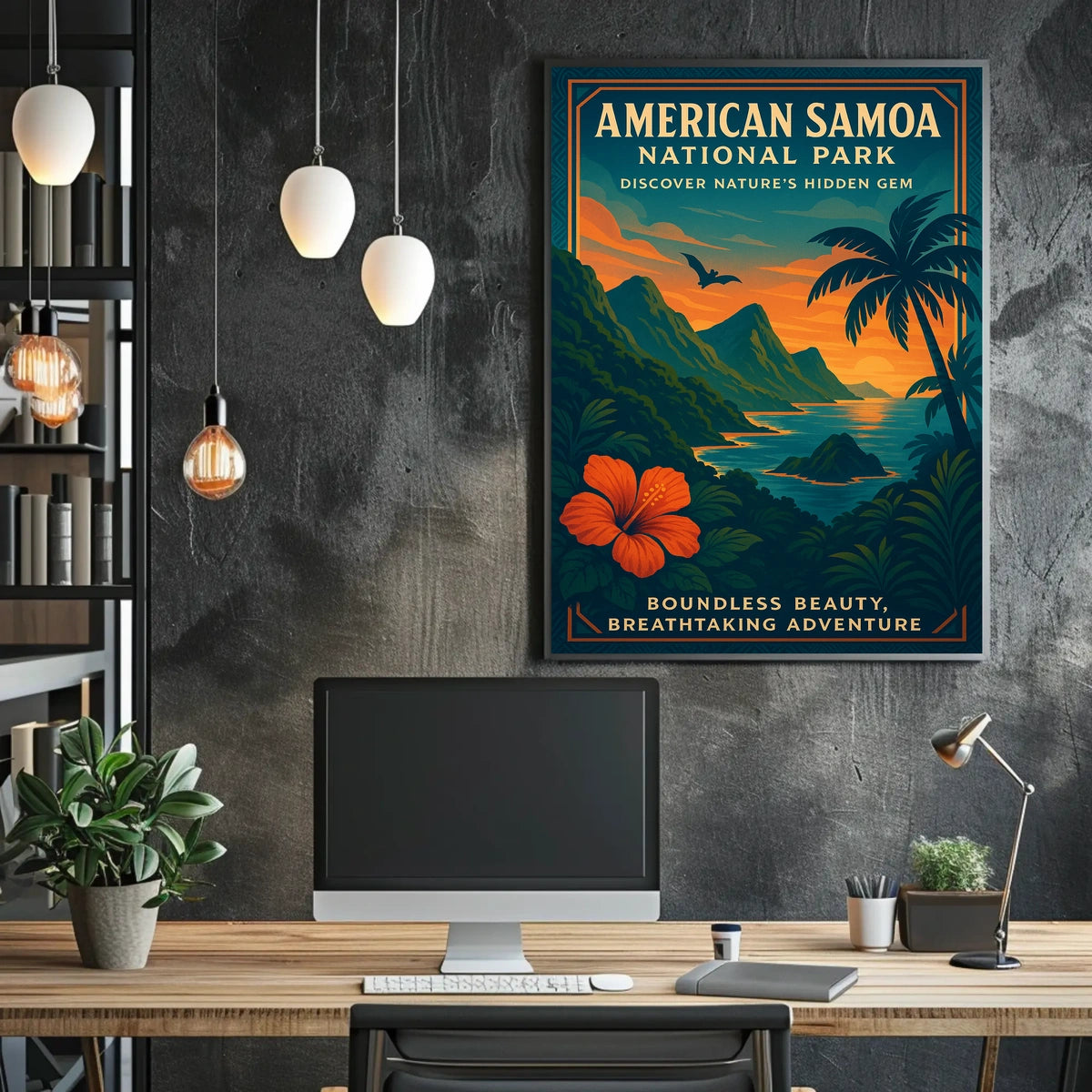 American Samoa: Hidden Gem National Park Poster
