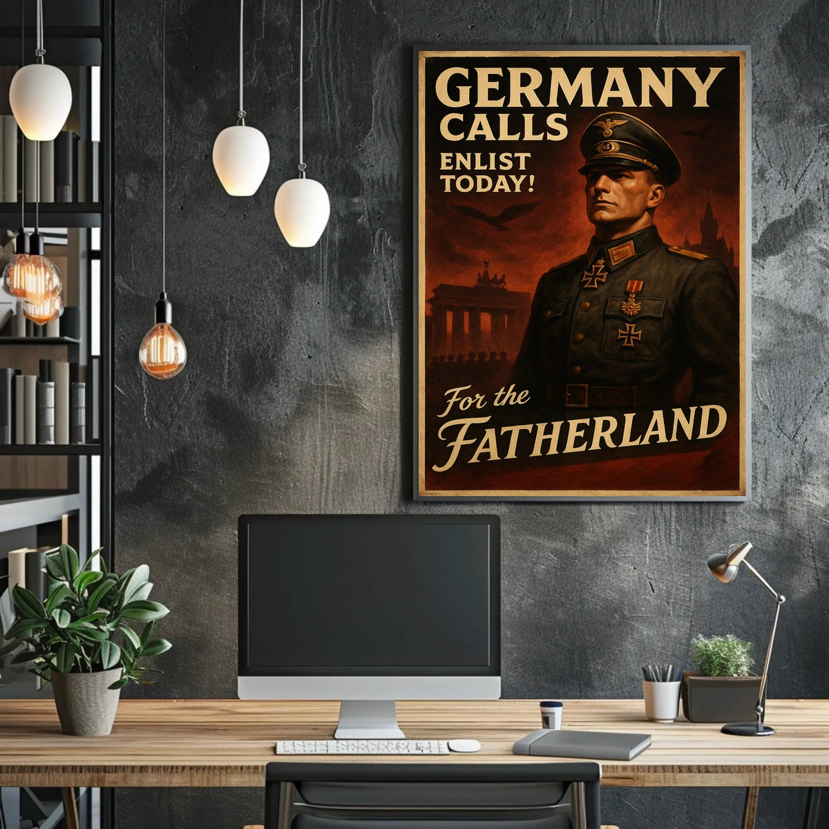 Germany Calls Enlist Today Poster
