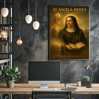 St. Angela Merici Renaissance Spirituality Historical Poster PosterGoat