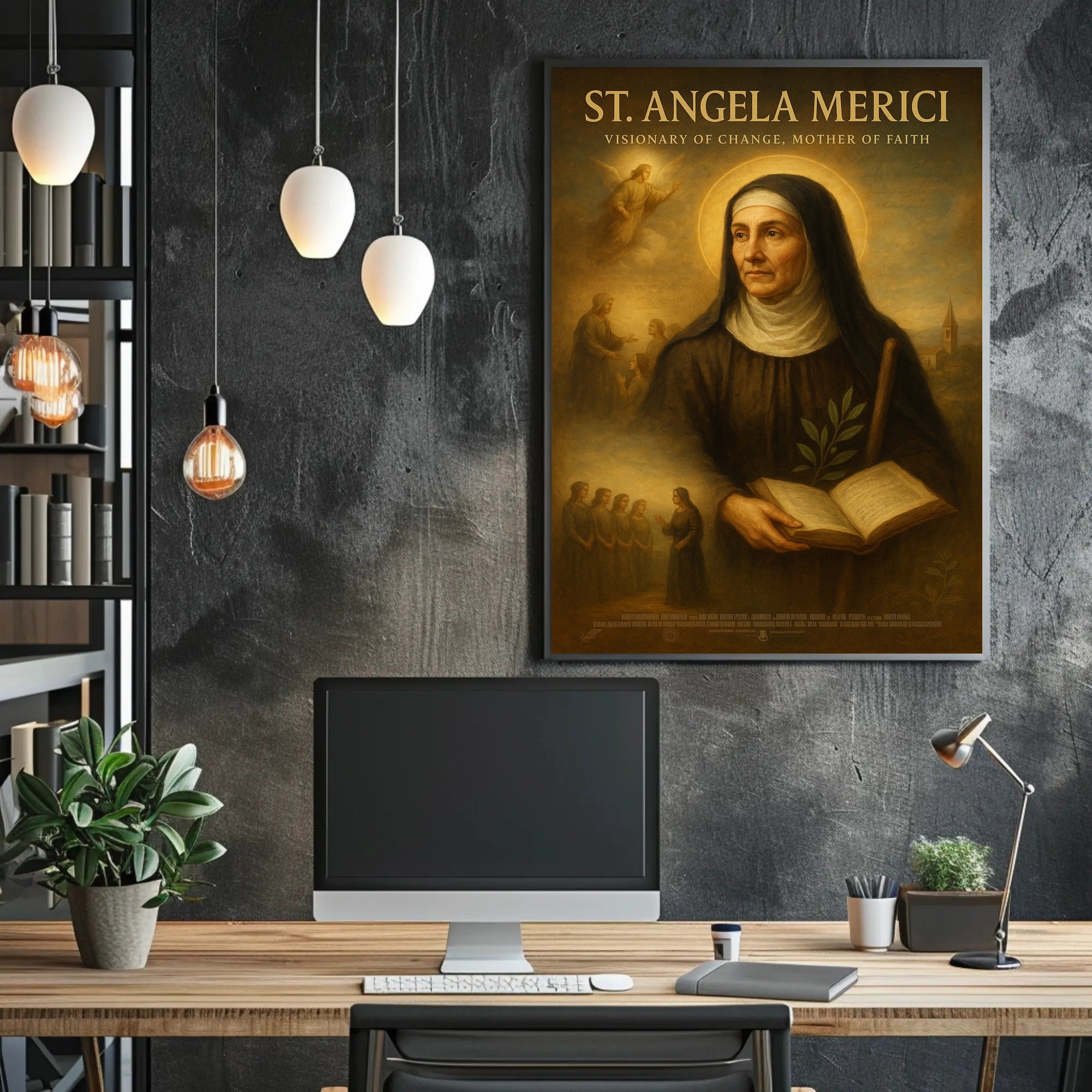 St. Angela Merici Renaissance Spirituality Historical Poster PosterGoat