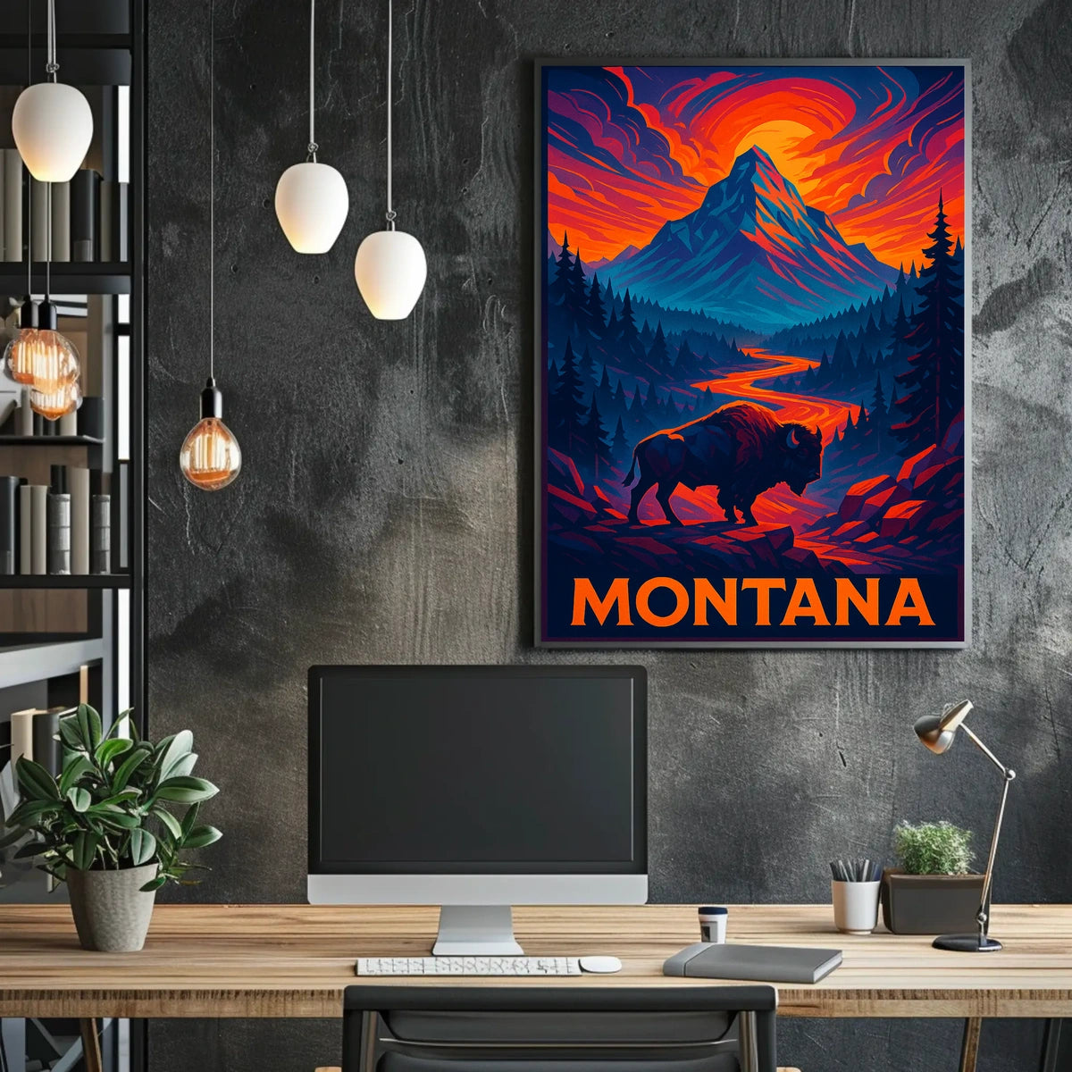 Montana Wilderness Poster