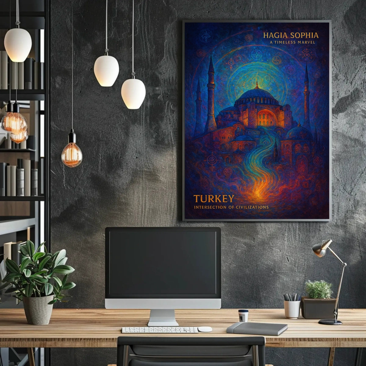 Hagia Sophia A Timeless Marvel Poster