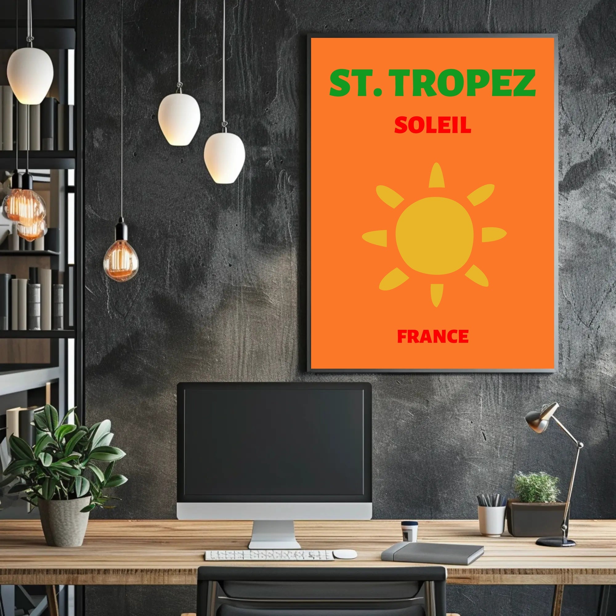 St. Tropez Sun-Kissed Beaches Travel Poster PosterGoat